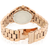 Buy Shop Michael Kors Runway Chronograph Purple Dial Rose Gold Steel Strap Watch For Women - MK6163 USA Online