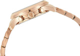 Buy Shop Michael Kors Runway Chronograph Purple Dial Rose Gold Steel Strap Watch For Women - MK6163 USA Online