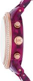 Buy Shop Michael Kors Runway Chronograph Red Dial Red Steel Strap Watch for Women - MK7425 USA Online