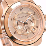 Buy Shop Michael Kors Runway Chronograph Rose Gold Dial Rose Gold Steel Strap Watch for Men - MK8096 USA Online