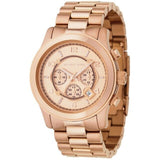 Buy Shop Michael Kors Runway Chronograph Rose Gold Dial Rose Gold Steel Strap Watch for Men - MK8096 USA Online
