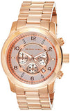 Buy Shop Michael Kors Runway Chronograph Rose Gold Dial Rose Gold Steel Strap Watch for Men - MK8096 USA Online
