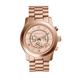 Buy Shop Michael Kors Runway Chronograph Rose Gold Dial Rose Gold Steel Strap Watch for Men - MK8096 USA Online