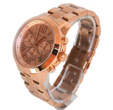 Buy Shop Michael Kors Runway Chronograph Rose Gold Dial Rose Gold Steel Strap Watch For Women - MK5778 USA Online