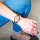 Buy Shop Michael Kors Runway Chronograph Rose Gold Dial Rose Gold Steel Strap Watch For Women - MK7324 USA Online