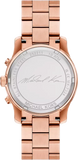 Buy Shop Michael Kors Runway Chronograph Rose Gold Dial Rose Gold Steel Strap Watch For Women - MK7324 USA Online