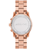 Buy Shop Michael Kors Runway Chronograph Rose Gold Dial Rose Gold Steel Strap Watch For Women - MK7324 USA Online