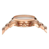 Buy Shop Michael Kors Runway Chronograph Rose Gold Dial Rose Gold Steel Strap Watch For Women - MK7324 USA Online