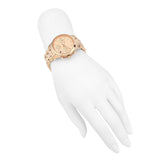 Buy Shop Michael Kors Runway Chronograph Rose Gold Dial Rose Gold Steel Strap Watch For Women - MK7327 USA Online