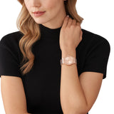 Buy Shop Michael Kors Runway Chronograph Rose Gold Dial Rose Gold Steel Strap Watch For Women - MK7327 USA Online