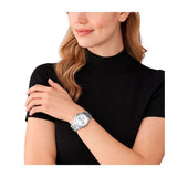 Buy Shop Michael Kors Runway Chronograph Silver Dial Silver Steel Strap Watch For Women - MK7325 USA Online