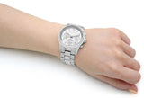 Buy Shop Michael Kors Runway Chronograph Silver Dial Silver Steel Strap Watch For Women - MK7325 USA Online