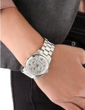 Buy Shop Michael Kors Runway Chronograph Silver Dial Silver Steel Strap Watch For Women - MK7325 USA Online