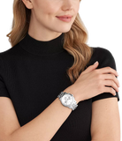 Buy Shop Michael Kors Runway Chronograph Silver Dial Silver Steel Strap Watch For Women - MK7325 USA Online