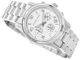 Buy Shop Michael Kors Runway Chronograph Silver Dial Silver Steel Strap Watch For Women - MK7325 USA Online