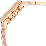 Buy Shop Michael Kors Runway Chronograph Turquoise Dial Rose Gold Steel Strap Watch For Women - MK6164 USA Online
