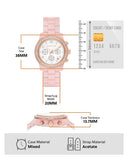 Buy Shop Michael Kors Runway Chronograph White Dial Pink Steel Strap Watch for Women - MK7424 USA Online