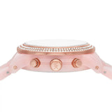 Buy Shop Michael Kors Runway Chronograph White Dial Pink Steel Strap Watch for Women - MK7424 USA Online