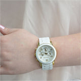 Buy Shop Michael Kors Runway Chronograph White Dial White Steel Strap Watch for Women - MK5145 USA Online