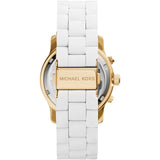 Buy Shop Michael Kors Runway Chronograph White Dial White Steel Strap Watch for Women - MK5145 USA Online
