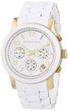 Buy Shop Michael Kors Runway Chronograph White Dial White Steel Strap Watch for Women - MK5145 USA Online