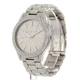 Buy Shop Michael Kors Runway Crystals Silver Dial Silver Steel Strap Watch for Women - MK3822 USA Online