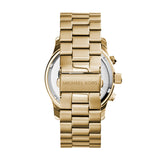 Buy Shop Michael Kors Runway Gold Dial Gold Steel Strap Watch for Men - MK8077 USA Online