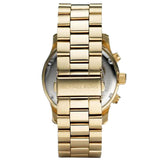Buy Shop Michael Kors Runway Gold Dial Gold Steel Strap Watch for Men - MK8077 USA Online