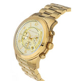 Buy Shop Michael Kors Runway Gold Dial Gold Steel Strap Watch for Men - MK8077 USA Online