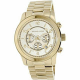 Buy Shop Michael Kors Runway Gold Dial Gold Steel Strap Watch for Men - MK8077 USA Online
