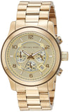 Buy Shop Michael Kors Runway Gold Dial Gold Steel Strap Watch for Men - MK8077 USA Online