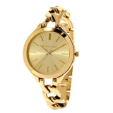 Buy Shop Michael Kors Runway Gold Dial Gold Steel Strap Watch for Women - MK3222 USA Online