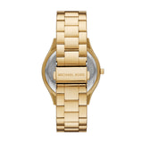 Buy Shop Michael Kors Runway Gold Dial Gold Steel Strap Watch For Women - MK4732 USA Online