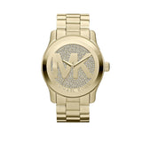 Buy Shop Michael Kors Runway Gold Dial Gold Steel Strap Watch for Women - MK5706 USA Online