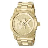 Buy Shop Michael Kors Runway Gold Dial Gold Steel Strap Watch for Women - MK5786 USA Online