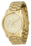 Buy Shop Michael Kors Runway Gold Dial Gold Steel Strap Watch for Women - MK5786 USA Online