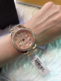 Buy Shop Michael Kors Runway Gold Dial Gold Steel Strap Watch for Women - MK5827 USA Online