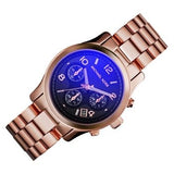 Buy Shop Michael Kors Runway Iridescent Dial Rose Gold Steel Strap Watch for Women - MK5940 USA Online