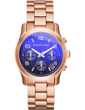 Buy Shop Michael Kors Runway Iridescent Dial Rose Gold Steel Strap Watch for Women - MK5940 USA Online