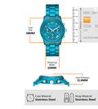 Buy Shop Michael Kors Runway Limited Edition Blue Dial Blue Steel Strap Watch for Women - MK7479LE USA Online