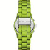 Buy Shop Michael Kors Runway Limited Edition Green Dial Green Steel Strap Watch for Women - MK7480LE USA Online