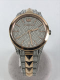 Buy Shop Michael Kors Runway Mercer Crystals Silver Dial Two Tone Steel Strap Watch For Women - MK6716 USA Online
