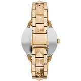 Buy Shop Michael Kors Runway Mercer Quartz Black Dial Two Tone Steel Strap Watch For Women - MK6672 USA Online