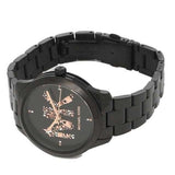 Buy Shop Michael Kors Runway Quartz Black Dial Black Steel Strap Watch For Women - MK6683 USA Online