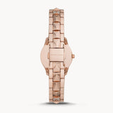 Buy Shop Michael Kors Runway Mother of Pearl Dial Rose Gold Steel Strap Watch For Women - MK6856 USA Online