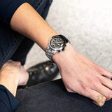 Buy Shop Michael Kors Runway Pavé Black Dial Two Tone Steel Strap Watch for Women - MK7433 USA Online
