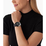 Buy Shop Michael Kors Runway Pavé Black Dial Two Tone Steel Strap Watch for Women - MK7433 USA Online