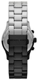 Buy Shop Michael Kors Runway Pavé Black Dial Two Tone Steel Strap Watch for Women - MK7433 USA Online