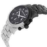 Buy Shop Michael Kors Runway Pavé Black Dial Two Tone Steel Strap Watch for Women - MK7433 USA Online