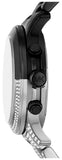 Buy Shop Michael Kors Runway Pavé Black Dial Two Tone Steel Strap Watch for Women - MK7433 USA Online
